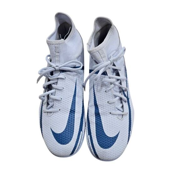 Nike Phantom GT2 Club DF Men's 6.5 White Blue Lace Up Soccer Cleats DC0819-054 - Picture 3 of 8